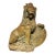 A Large 18th Century Shield Bearing 3-Pc Terracotta Lion Statue From England For Sale