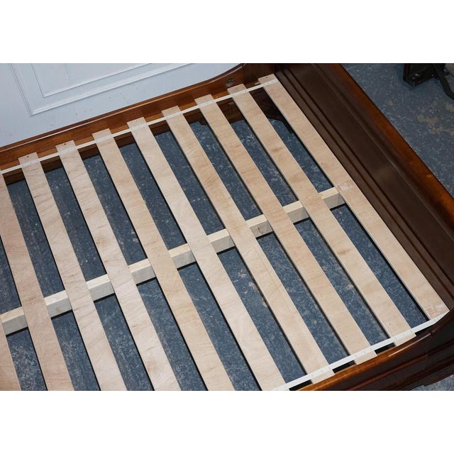 Vintage French Style Sleigh King Size Bed from Willis & Gambier For Sale - Image 15 of 18