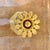 Mid 20th Century Vintage Hollywood Regency Gilt Pedestal Accent Table With Glass Top For Sale - Image 5 of 10