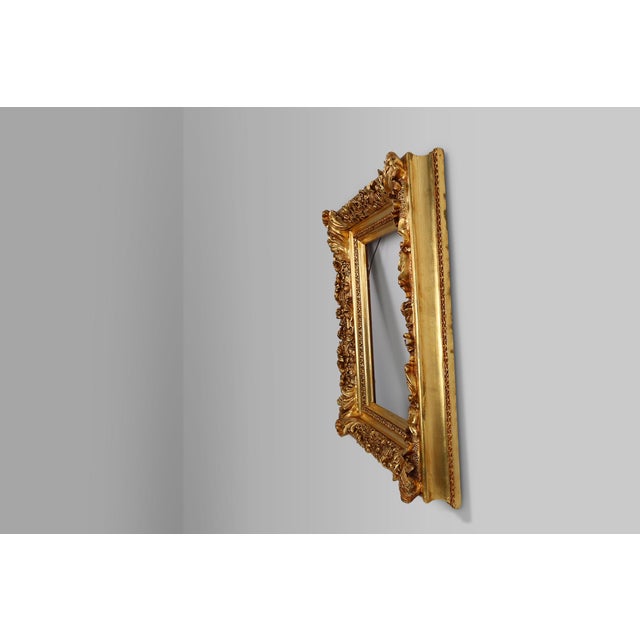 Louis XV Gilded Frame, Belgium, 1850s For Sale - Image 6 of 11