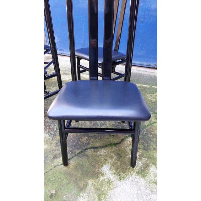 Dining Chairs Model Zea by Annig Sarian for Tisettanta, Italy, 70s, Set of 4, 1970s, Set of 4 For Sale - Image 6 of 14