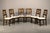 Sculptural set of 6 classic high back 'Razorblade' dining chairs, designed by Henning Kjærnulf and manufactured by EG...