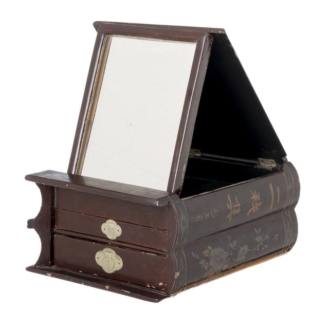 Brown Japanese Dressing Table Box, 19th Century For Sale - Image 8 of 8
