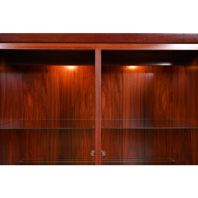 Wood Skovby Danish Modern Rosewood Bookcase, Circa 1970s For Sale - Image 7 of 12