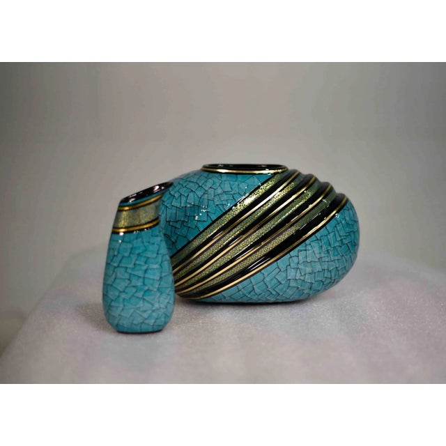 Contemporary Art Deco Revival Decorative Vase and Vessel For Sale - Image 4 of 13