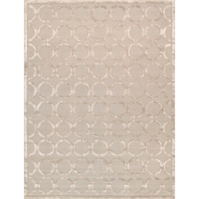 Wood Pasargad Home Edgy Hand-Tufted Area Rug- 8' X 10' For Sale - Image 7 of 7