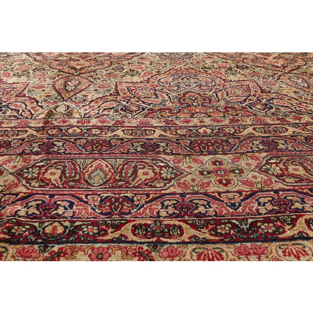 Late 19th Century Signed Late 19th Century Persian Kermanshah Rug, 12'09 X 22'01 For Sale - Image 5 of 11