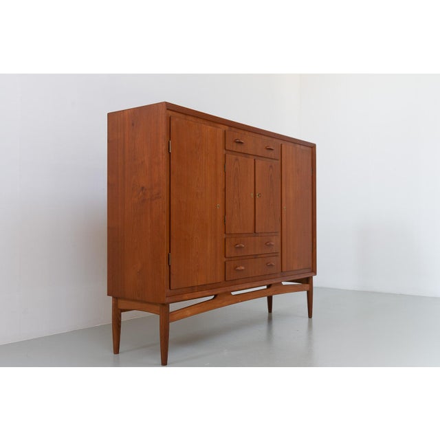 Mid-Century Modern Danish Modern Teak Sideboard, 1950s For Sale - Image 3 of 18