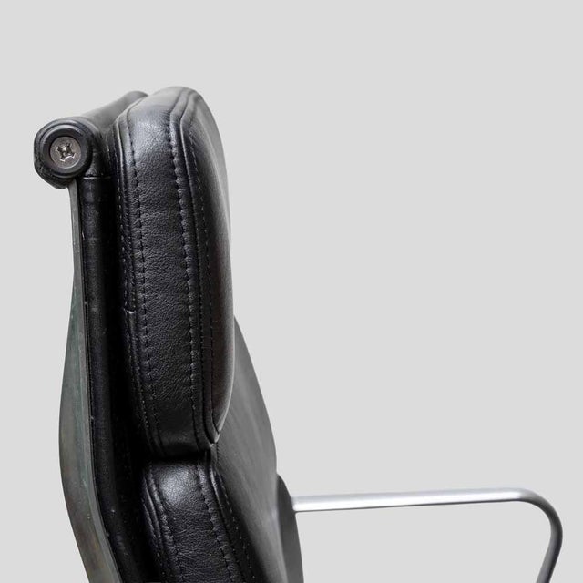 Black Soft Pad EA 219 High Back Rest by Charles Eames for Vitra, 1990s For Sale - Image 8 of 18