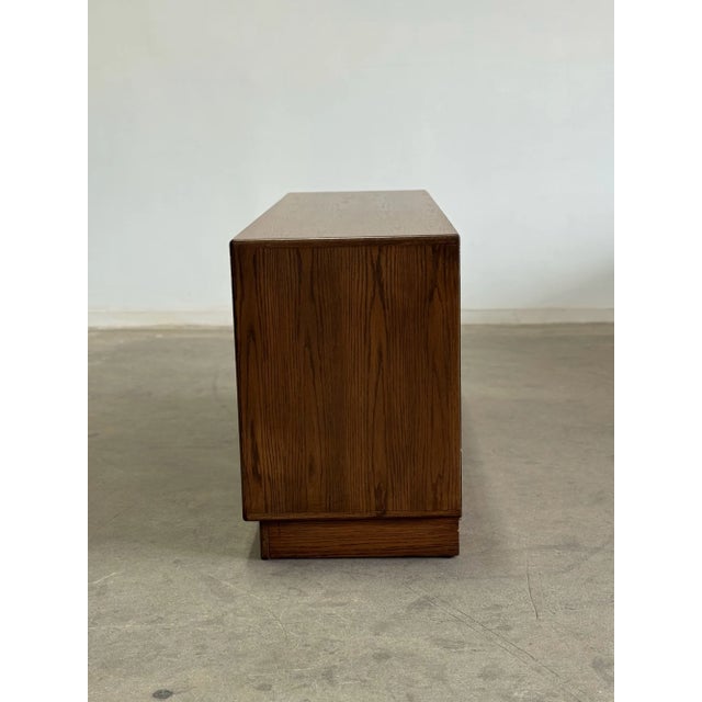 Mid-Century Modern 1950s Westnofa Style Oak Dresser, Attributed For Sale - Image 3 of 10