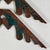 Vintage Pair of Salvaged Western Native Design Wood Elements With Remnant Paint For Sale - Image 4 of 15