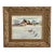 Vintage Original Oil Painting on Board – Snowy Farm and Barn Winter Landscape – Ornate Frame For Sale