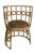 Contemporary Julia Chair Low Back in Rattan For Sale - Image 3 of 3