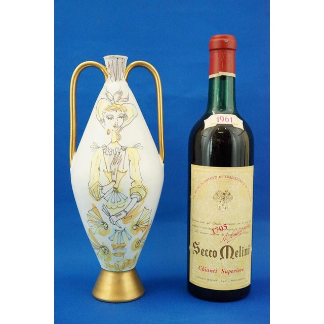 Vintage Ceramic Vase by Domenico Rambelli for Miramare, Italy, 1950s For Sale - Image 9 of 18