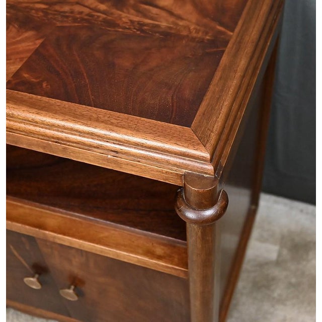 Brown Small Art Deco Mahogany Living Room Cabinet, 1930 For Sale - Image 8 of 15
