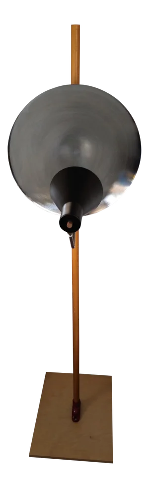Large Mid-Century Modern Style Industrial Reflector Floor Lamp