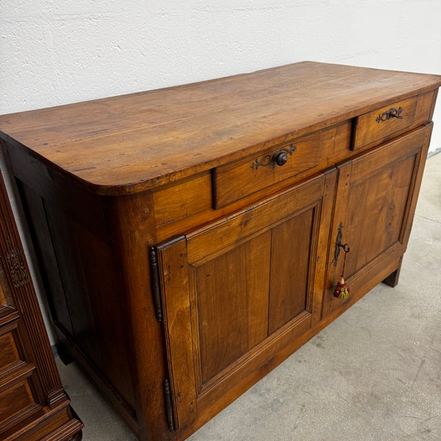 French Country-Style Buffet in Oak For Sale - Image 12 of 12