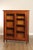 Antique Mission Oak Sliding Glass Door Bookcase For Sale - Image 12 of 18