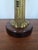 Late 20th Century Mid-Century Modern Nautical Brass Lighthouse Table Lamp W/ Hardwood Base For Sale In Tampa - Image 6 of 10