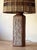 Maria Kipp 1960s Mid-Century Modern Textured Terracotta Lamp With Impeccable Maria Kipp Woven Shade For Sale - Image 4 of 11