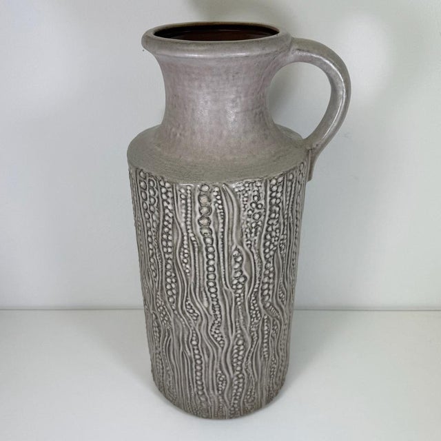 Mid-Century Modern Brutalist Model 7652-45 Relief Floor Vase by Carstens Tönnieshof, 1970s For Sale - Image 3 of 14