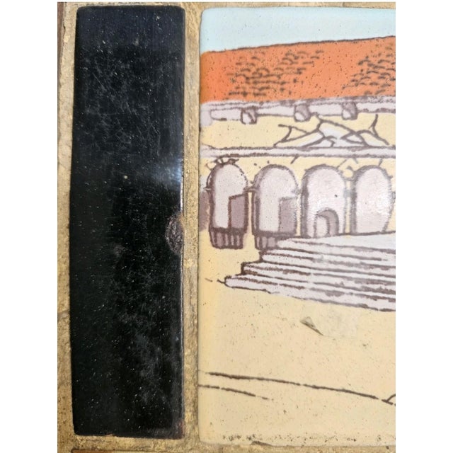 Antique Taylor Tile Santa Barbara Mission Table, California Spanish Revival, 1920s For Sale - Image 13 of 18