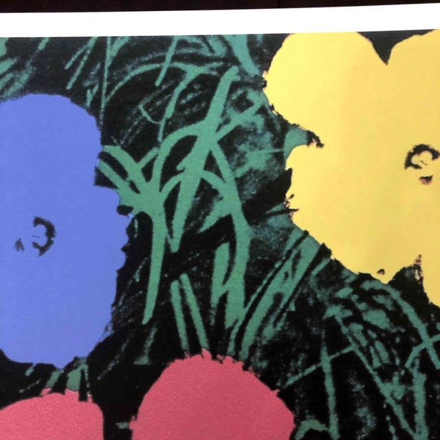 1990s After Andy Warhol "Poppy Flowers" Lithograph For Sale - Image 9 of 11