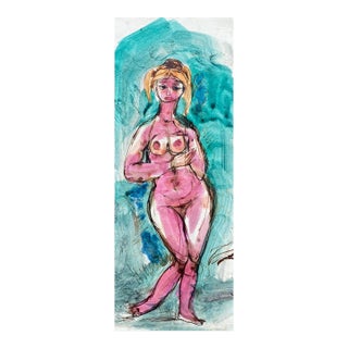 1950s Sydney Horne Shepherd Female Nude Watercolor For Sale