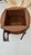 Brown Vintage French Provincial Drum Table With Metal Mesh Cabinet Doors. Made in Italy For Sale - Image 8 of 18