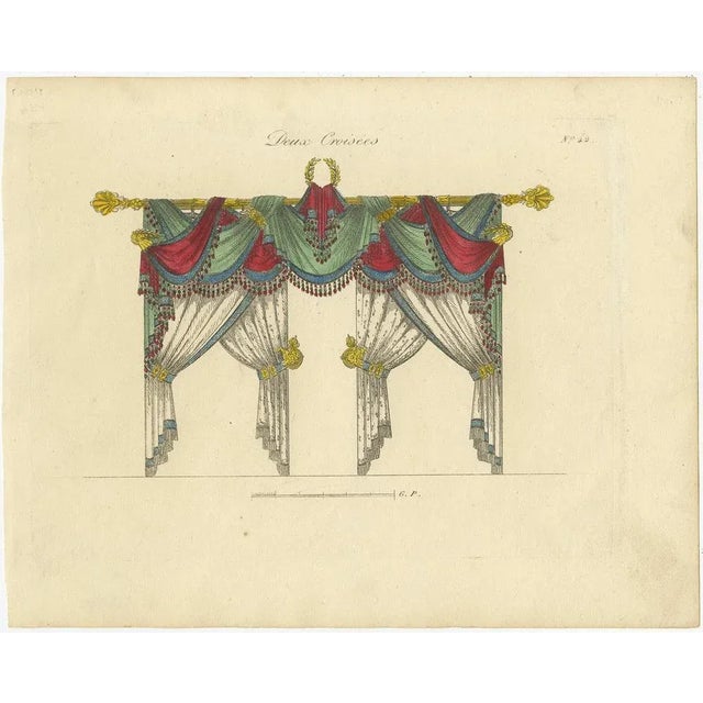Osmont, Various Draperies, 1820, Paper, Set of 11 For Sale - Image 4 of 14
