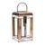 Elevate your home ambiance with this stunning Bronze Metal Lantern featuring elegant glass panels and a timeless hurricane...