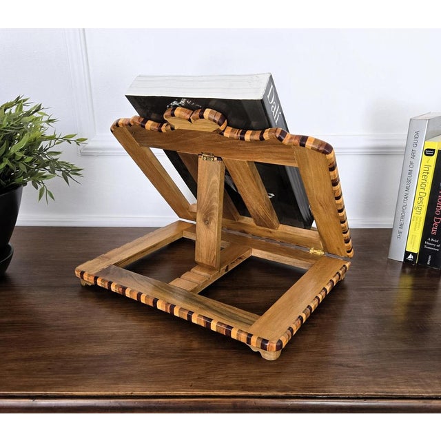 Italian Carved Adjustable Book Rest For Sale - Image 4 of 11