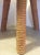 Round Rope Covered Leg Wood Side Table For Sale - Image 4 of 7