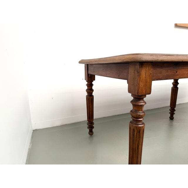 Oak Table with Turned Legs, 1900 For Sale - Image 16 of 18