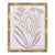 Blush Bamboo Framed Botanical Collage II For Sale