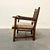 Dutch Hague School Art Deco Oak Armchair, 1920s For Sale - Image 9 of 15