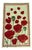 Beauvillé "Coquelicots Rouge" Silk Screen Hand-Printed French Tea Towel For Sale