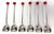 1920's Art Deco Silverplate Cocktail Muddling Spoons Made in England- Set of 6 in Box For Sale In West Palm - Image 6 of 18