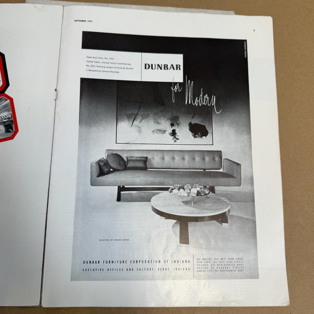 Mid-Century Modern Sept 1953 Reed and Follis Arts & Architecture Modernism Magazine For Sale - Image 3 of 12