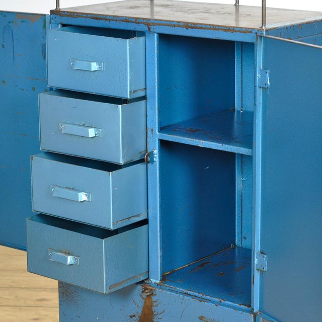 Industrial 4-Drawer Cabinet, 1970s For Sale - Image 6 of 14