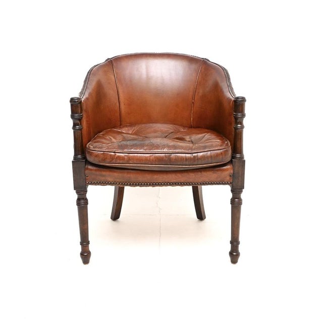 An excellent antique armchair / desk chair in the Georgian style. This was made in England, it dates from around the...