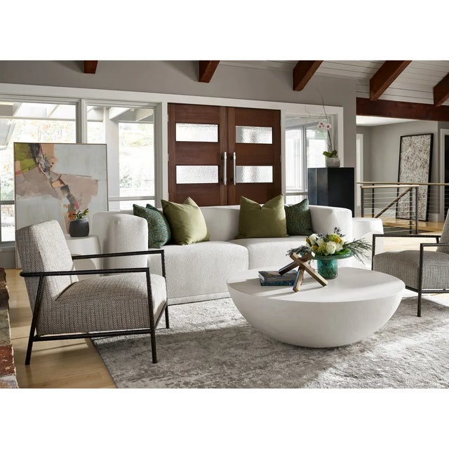 Universal Furniture Contemporary Everdin Concrete Cocktail Table For Sale - Image 4 of 5