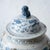 Pair of Chinese Blue and White Glazed Jars With Foo Dog Lid Finials For Sale - Image 14 of 14