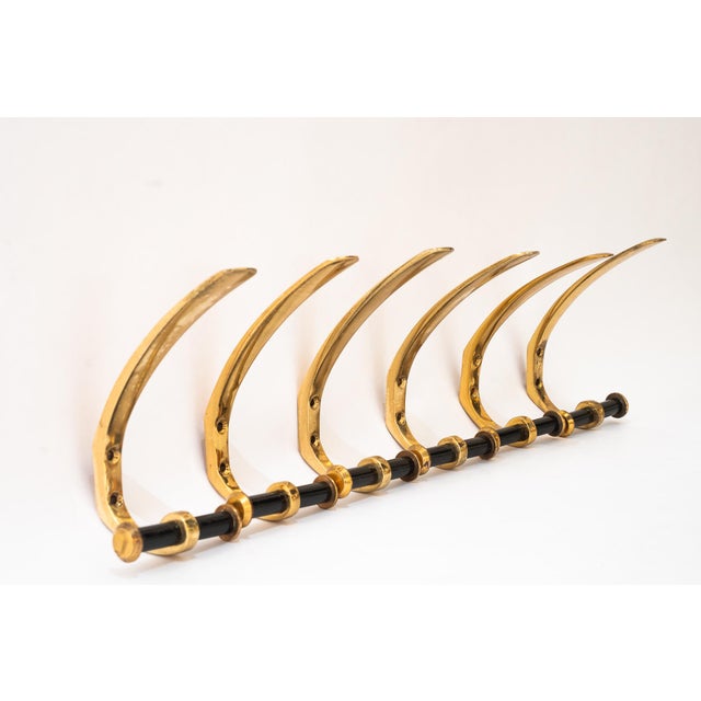 Black Wall Hooks from Hertha Baller, 1950, Set of 6 For Sale - Image 8 of 8