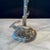 Mid-Century Modern Silver Plated Bronze Deer Fine Sculpture Table Lamp in the Manner of Valenti For Sale - Image 3 of 10