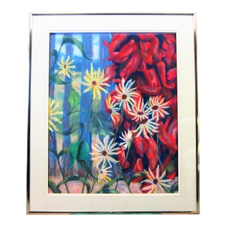 Original Pastel Art by Betty B. Latham Titled "Chili Peppers" For Sale