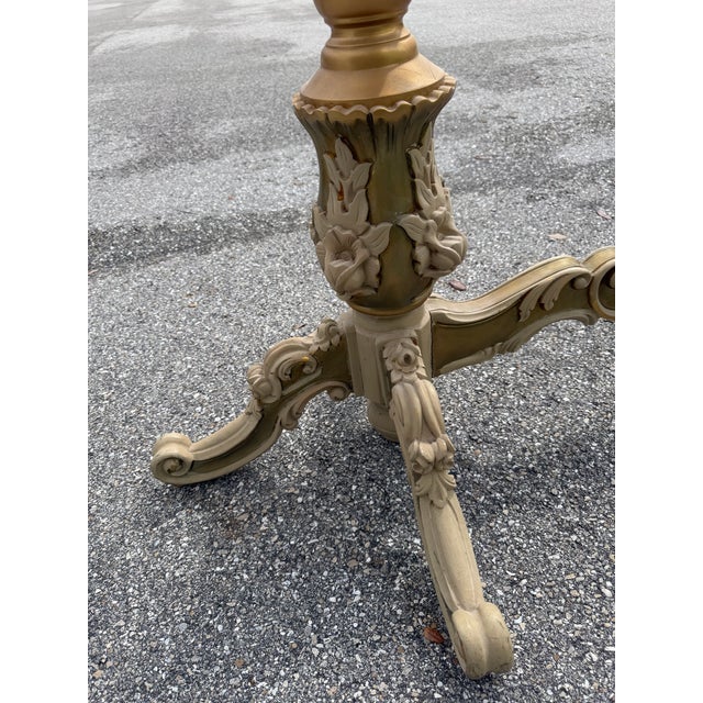 1970s Italian Baroque Gold Beech Dining Table – 1 Piece For Sale - Image 15 of 15