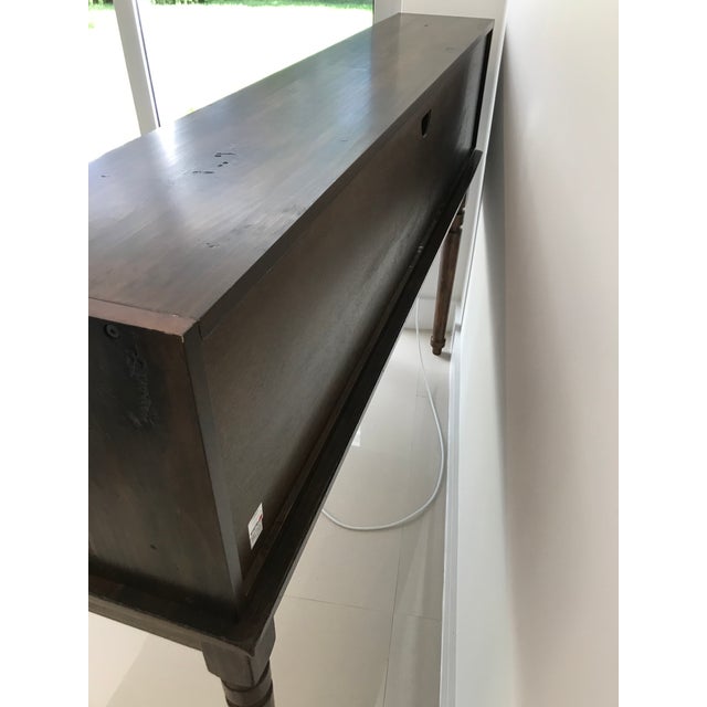 Pottery Barn Pottery Barn Printers Writing Desk With Drawer and Letter File For Sale - Image 4 of 12