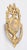 A superb antique early 20th-Century Art Nouveau French brass door knocker. This fine door knocker has an ornate design...