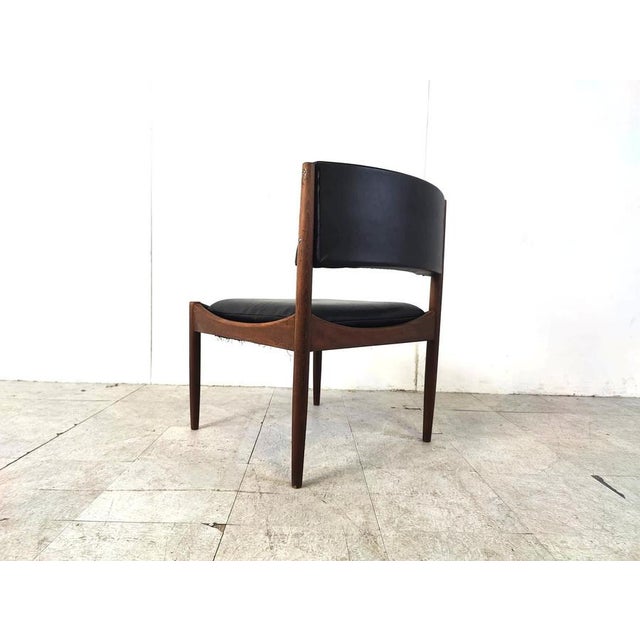 1960s Set of Mid-Century Scandinavian Lounge Chair and Ottoman, 1960s, Set of 2 For Sale - Image 5 of 12